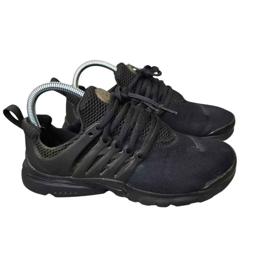 Nike Air Presto GS Size 6Y Triple Black Youth Sneakers 833875-003